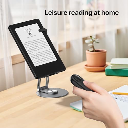 Sycelu RF Remote Control Page Turner for Kindle Paperwhite Accessories Ipad Reading Kobo Surface Comics/Novels Tablets Android Taking Photos Camera Video Recording Remote Triggers
