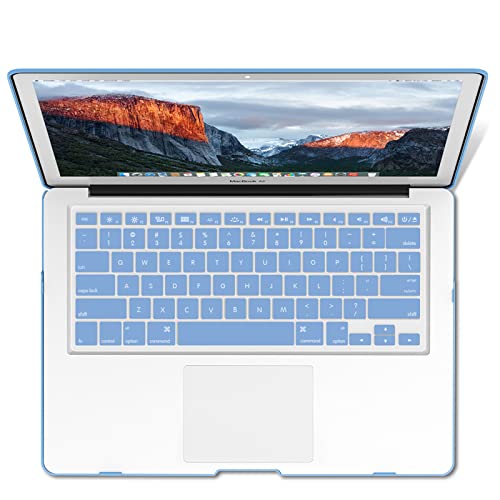 IBENZER Compatible with MacBook Pro 13 Inch Case 2015 2014 2013 end 2012 A1502 A1425, Hard Shell Case with Keyboard Cover for Old Version Apple Mac Pro Retina 13, Wine Red, R13WR+1