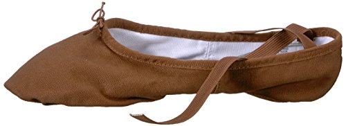 Bloch Women's Dance Men's Pump Split Sole Canvas Ballet Slipper/Shoe, Light Sand, 9