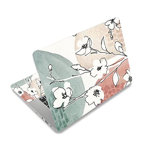 DINKY Laptop Skin Sticker Decal, 12" 13" 13.3" 14" 15" 15.4" 15.7 inch Laptop Universal Reusable Vinyl Skin Stickers Cover Art Decal Notebook PC Personalized Protector-Spring Flush