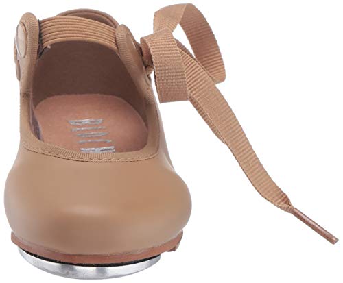 Bloch Girls' Annie Tyette Dance Shoe, Brown Tan, 8 W US