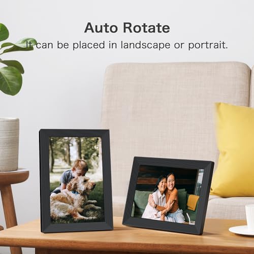 Frameo WiFi Digital Picture Frame, Birthday Gifts for Women, 10.1 Inch 1280 * 800IPS Touch Screen Digital Photo Frame, 16GB Memory, Auto-Rotate, Share Picture Video, Birthday Gift for Mom, Dad, Wife