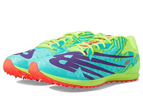 New Balance Men's XC Seven V4 Running Shoe, Pixel Green/Cyber Jade, 7.5