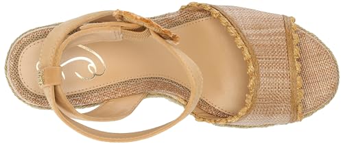Sam Edelman Amber Wedge Sandal Terra Orange 10 Medium