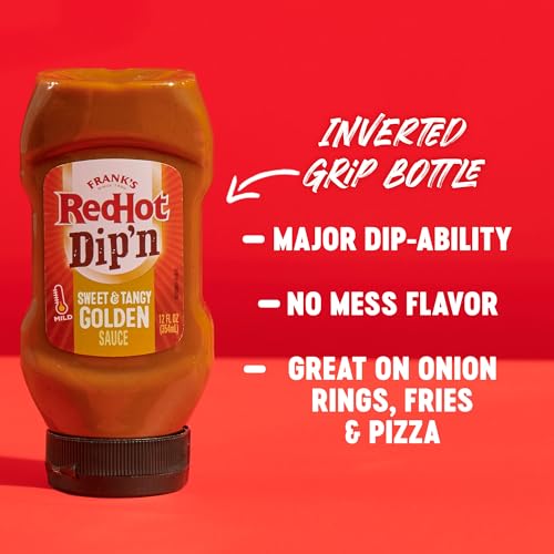 Frank's RedHot Dip'n Sweet & Tangy Golden Sauce, 12 fl oz