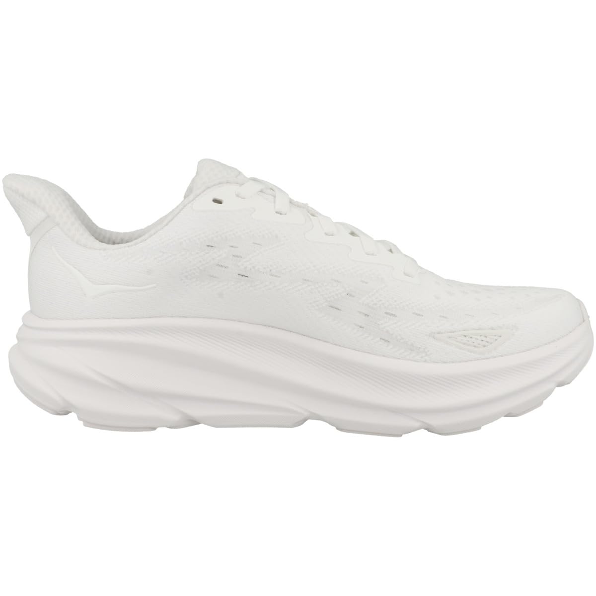 Hoka Women's Clifton 9 Sneaker, White/White, 10