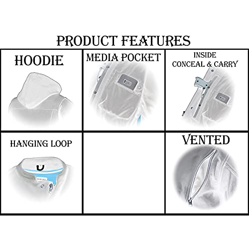 Milwaukee Leather MLL2575 Women's Black Leather Vented Motorcycle Jacket w/Removable Hoodie - X-Small