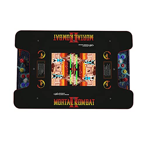 Arcade1Up Mortal Kombat Head-to-Head Arcade Machine, 2 Player Cocktail Style Cabinet for Home - 9 Classic Games