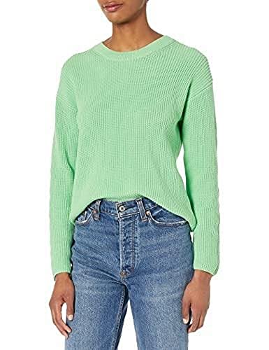 GAP Womens Textured Pullover Sweater Bright Aloe Global XS