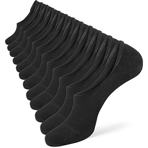 Hiltzo No Show Socks Non-Slip Low Cut Socks Breathable cotton Boat Liner Casual Socks for Women 3/6 Pairs 3BeigeL