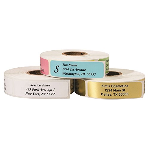 Return Address Labels - Roll of 250 Personalized Labels (Clear)