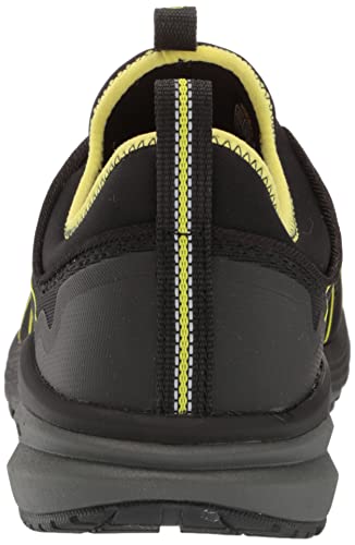 KEEN Utility Men's Vista Energy Shift Low Height Composite Toe Slip On Industrial Work Shoes, Black/Evening Primrose, 10 Wide
