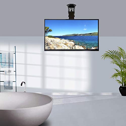 VIVO Electric Ceiling TV Mount for 32 to 70 inch Screens, Large Flip Down Motorized Pitched Roof VESA Mount, Master Pack, Black, MOUNT-E-FD70