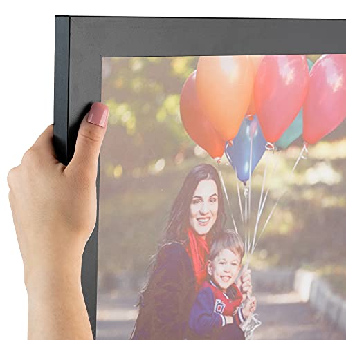 ArtToFrames 10x10 inch Black Picture Frame, WOMFRBW72079-10x10