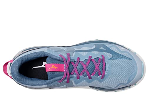 Mizuno Women's Wave Mujin 9 Running Shoe, Forget Me Not/Nimbus Cloud, 6.5