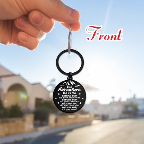 ENGZHI College Graduation Gifts for Him Her, University Graduation Gifts for Men Women, Cute 2024 Grad Keychain