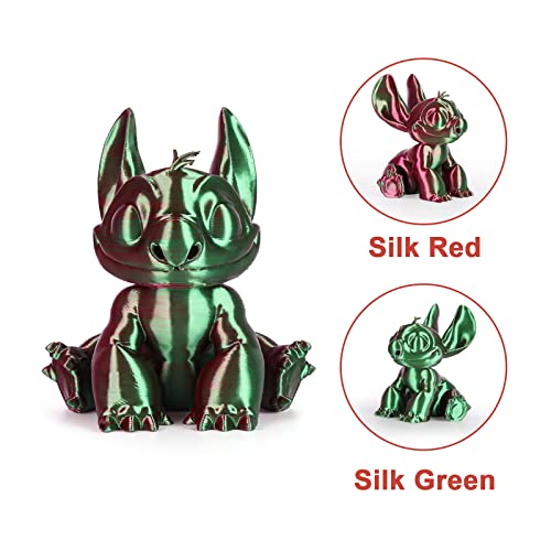 AMOLEN Silk PLA 3D Printer Filament Bundle, Shiny Multicolor Rainbow PLA Filament 1.75mm Pack, Fast Color Change PLA 3D Printing Filament for Most FDM 3D Printer, 200g X 4 Spools