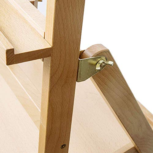 Mont Marte Signature Box Floor Easel, Beech Wood 43.5 x 44 x 150 cm (LxWxH), 17.13 x 17.32 x 59.1"