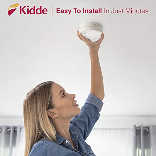 Kidde Fire Sentry Smoke Detector, 9V Battery Powered Smoke Alarm, 4 Inch Compact Design