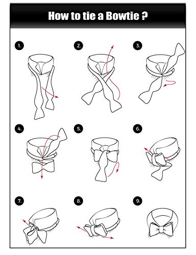 Alizeal Paisley Suspenders and Self Tied Bow Tie for Men with Pocket Square Set, Black Gold