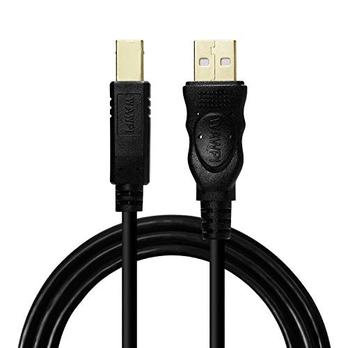 wawpi USB 2.0 Cable A to B for Printer/Scanner 16.4 feet Black（5m）