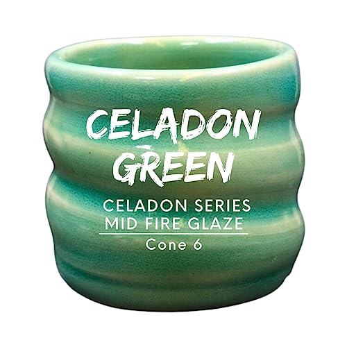 Penguin Pottery - Variety Set - Mid Fire Celadon Series - Cone 6 - Includes 8 4oz Jars