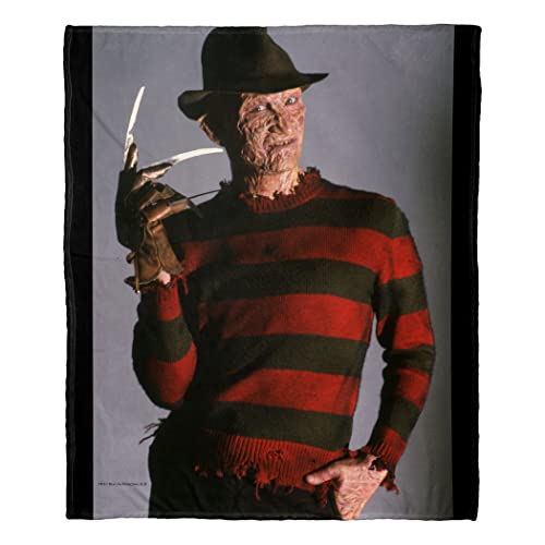 Northwest Nightmare on Elm Street Silk Touch Throw Blanket, 50" x 60", Don’t Mess with Freddy