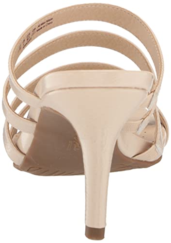 LifeStride Womens Marquee Strappy Sandal Almond Milk Patent 8.5 M