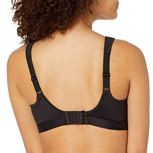 Champion womens Spot Comfort Full Support Sports Bra, Black, 40DD US