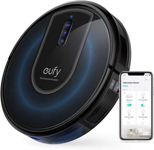 eufy Robot Vacuum G30, 2000 Pa Suction, Robot Vacuum for Carpets and Hard Floors, Ideal for Pet Owners, Dynamic Navigation, Wi-Fi