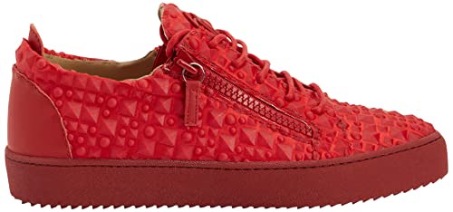 Giuseppe Zanotti, Frankie Low Top Sneakers, 8, Red