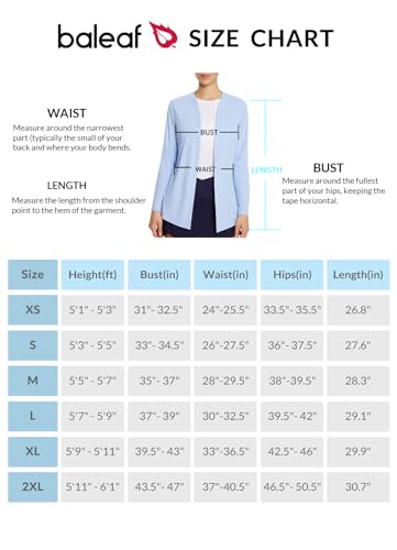 BALEAF Women's Rash Guard Long Sleeve UPF 50+ Sun Shirts Lightweight Quick Dry Cardigan UV Protection Rashguard Swimsuit Swimwear Grey S