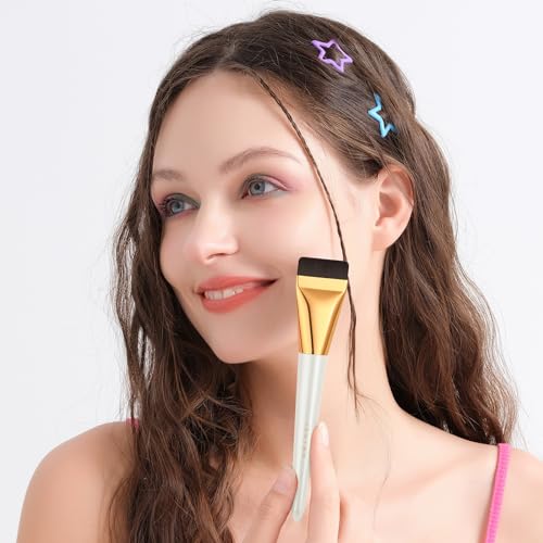 docolor Flat Foundation Brush for Liquid Makeup,Ultra Thin Liquid Foundation Brush Premium Makeup Face Brush for Blending, Cream, Thin Foundation Brush Makeup Tool Face Foundation Flat Brush