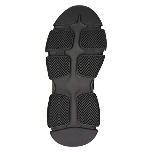 Steve Madden Women's Possession Sneaker, Black/Green, 8