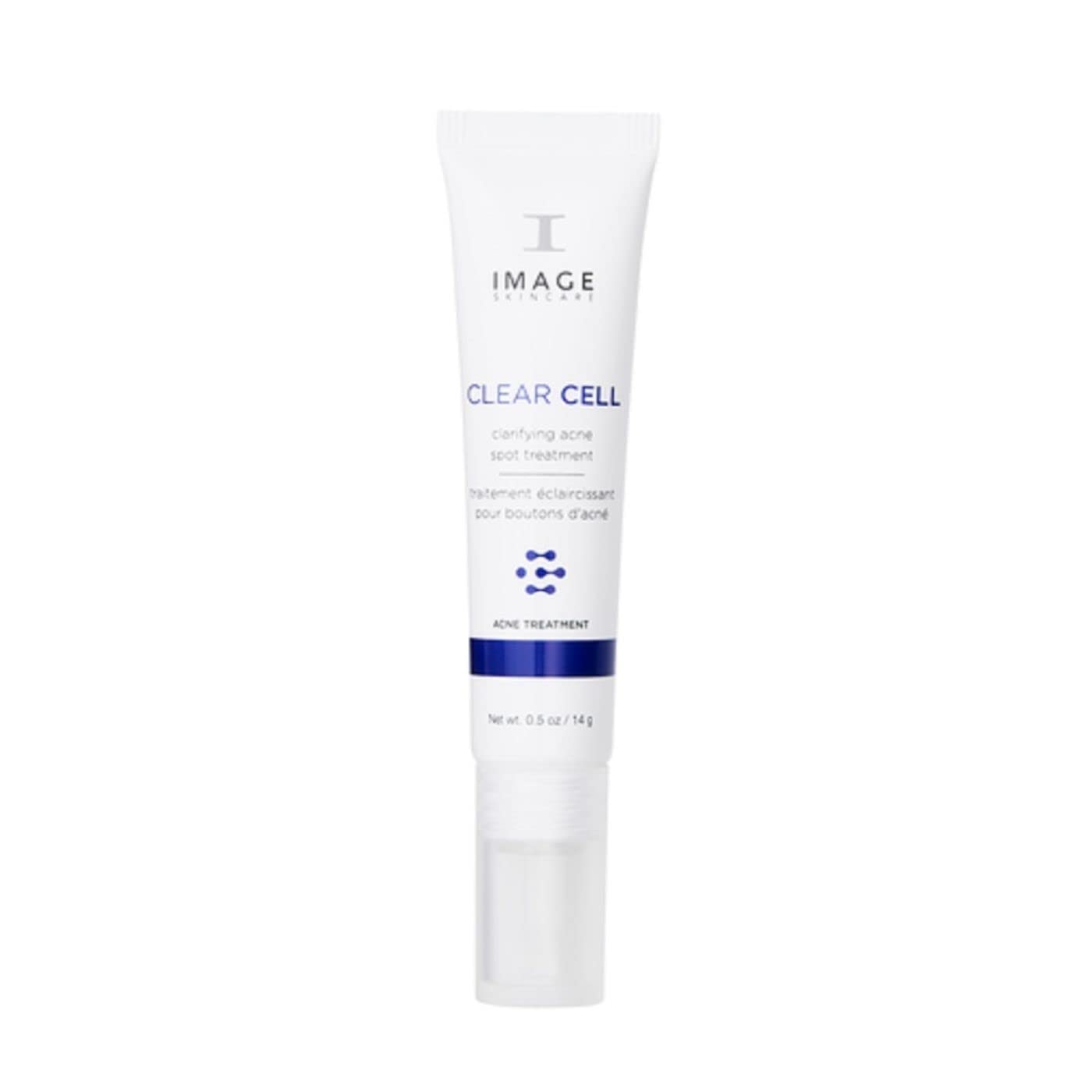 IMAGE Skincare, CLEAR CELL Clarifying Acne Spot Treatment, with Salicylic Acid, Targets Existing Acne Blemishes while Preventing New Blemishes from Forming, 0.5 oz