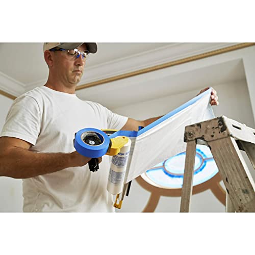 3M Hand Masker M3000 Tape Dispenser, Film & Tape, Applies Painter's Tape to Masking Film or Paper in One Continuous Application, Compact & Lightweight Design, Saves Time When Preparing For Painting