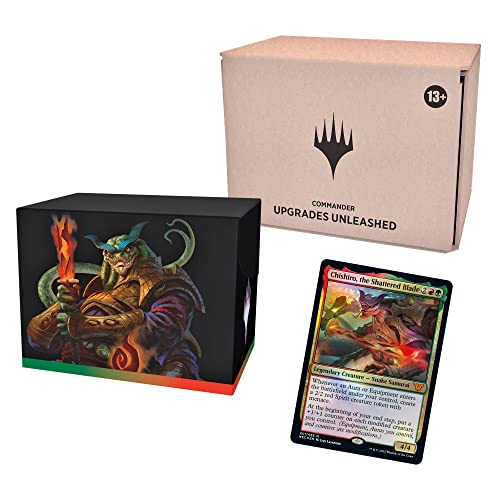 Magic: The Gathering Kamigawa: Neon Dynasty Commander Deck – Upgrades Unleashed (Red-Green) | Minimal Packaging Version