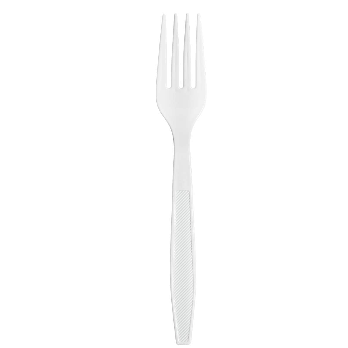 Comfy Package [500 Count] Heavy Duty White Plastic Forks, Extra Heavyweight Disposable Forks Perfect for Restaurants, Parties, and Dinner