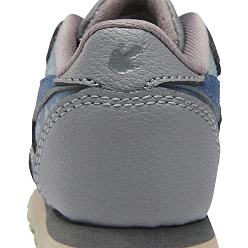 Reebok Kids Classic Leather Sneaker, Jurassic World/Grey/Teal Fog/Brave Blue, 4 US Unisex Toddler