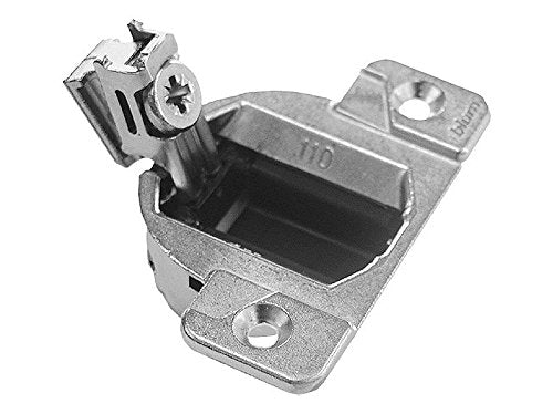 Blum 33.3600xS 33.3600 Compact 33 Screw on 110 Degree Opening Face Frame Hinge, Zinc Die-Cast (Pack of 1 with Screws), Nickel Finish