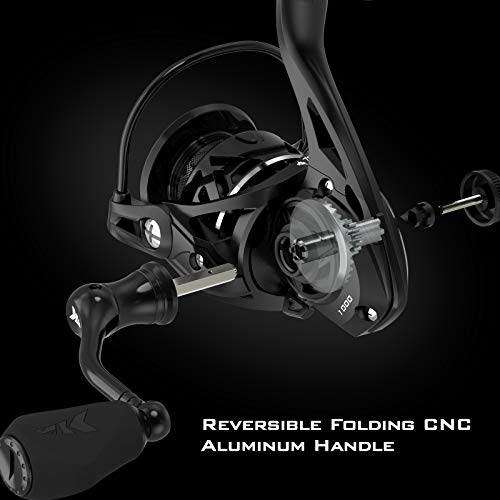 KastKing Zephyr Spinning Reel,Size 500 Ice Fishing Reel, Light Weight Ultra Smooth Powerful Spinning Fishing Reels