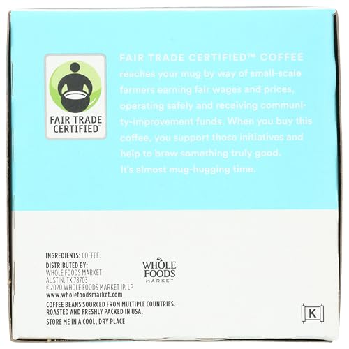 365 by Whole Foods Market, Dark Java Coffee Pods, Dark French Roast, 100% Arabica Beans, 12 Count
