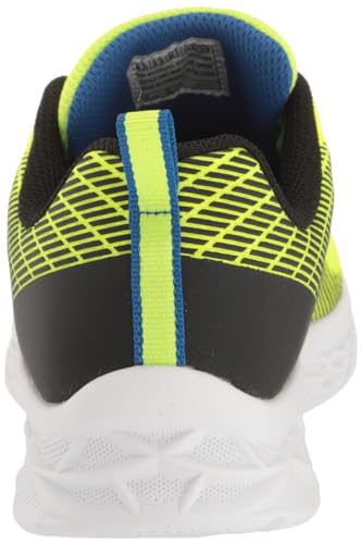 Skechers Kids Boy's Microspec Ii-vovrix Sneaker, Yellow/Black, 3 Little Kid