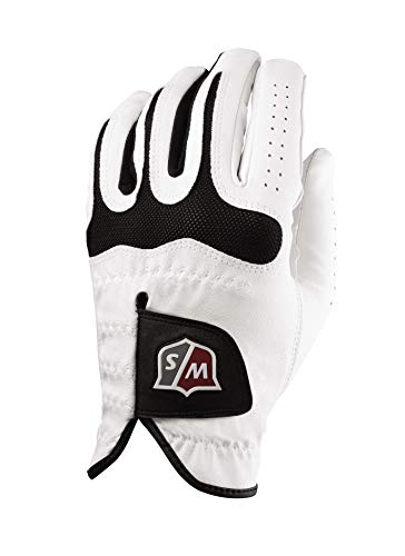 WILSON Sporting Goods Staff Grip Soft Glove, Men's Right Hand, Cadet Large, White (WGJA00580L)