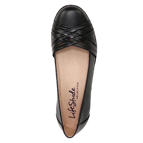 LifeStride Womens Incredible Ballet Flat, Bone, 8 US