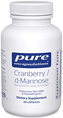 Pure Encapsulations Cranberry D-Mannose - Supports Urinary Tract Health* - with Cranberry Fruit Solids - Vegan & Non-GMO Dietary Supplement - 90 Capsules