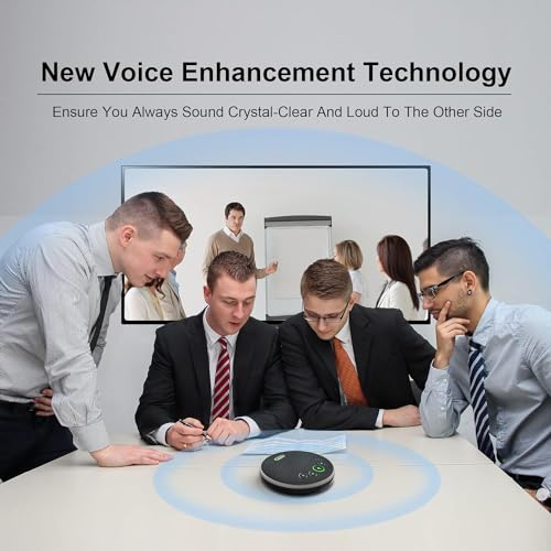 TONGVEO Conference Room PTZ Camera System 3X Optical Zoom USB3.0, HDMI 114° Wide Angle 1080P 60fps Camera Bundle with Bluetooth Microphones - Easy Setup for Church