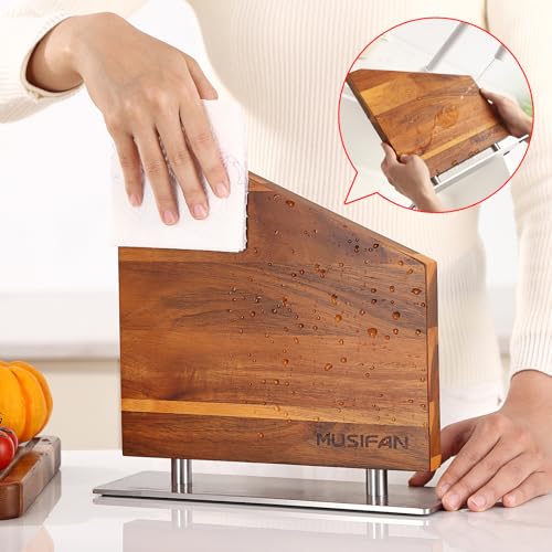 Magnetic Knife Block Without Knives,Magnetic Universal Stands with Strong Enhanced Magnets Strip Kitchen Storage Cutlery Large Organizer ，Knife Holder for Kitchen Organizer