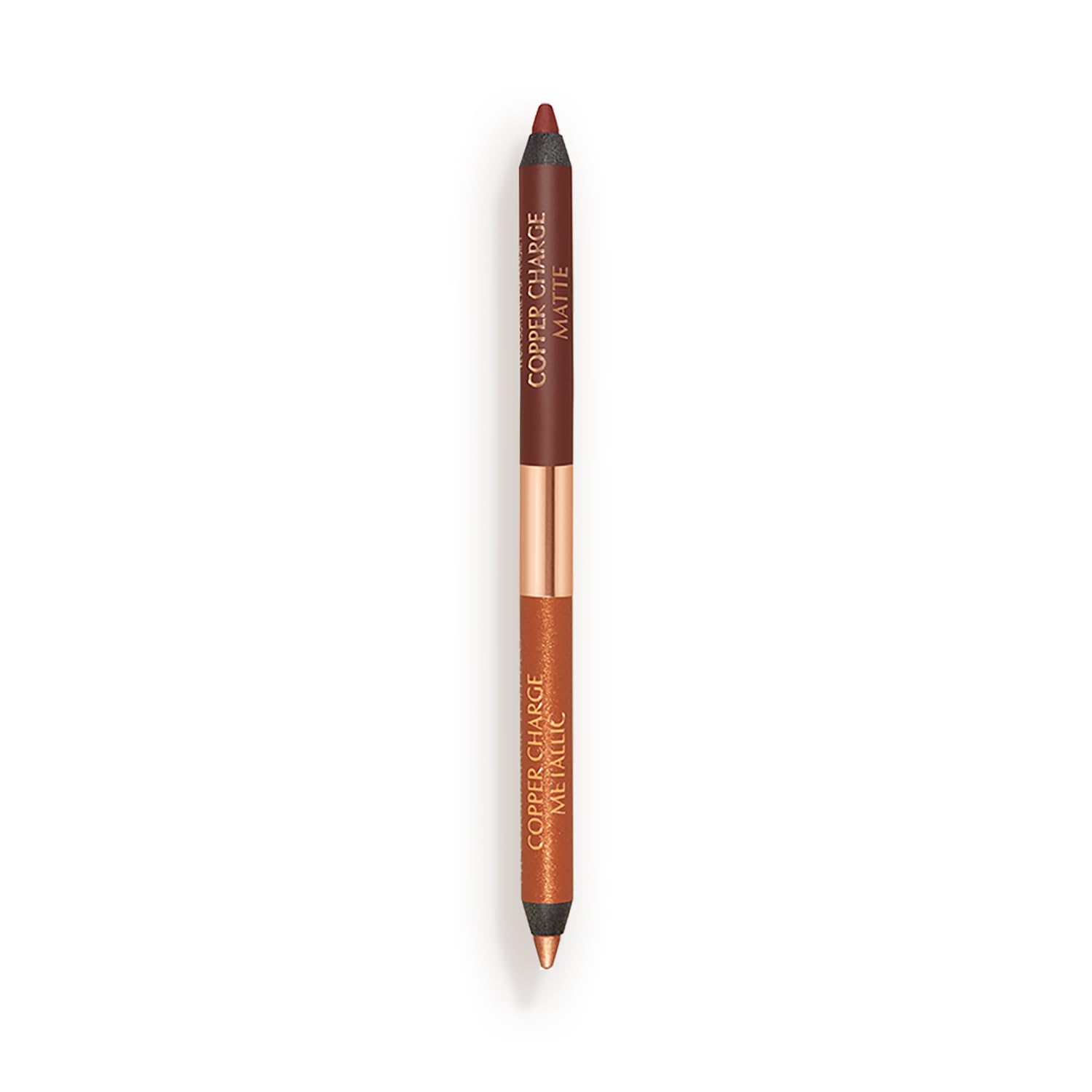 Charlotte Tilbury Magic Eyeliner - Waterproof Eyeliner Pencil with Matte & Metallic Finishes - Creamy, Blendable Formula with Up to 16HR Wear - Smudge & Humidity Proof - Copper Charge