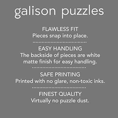 Galison Frank Lloyd Wright Frozen Spheres – 500 Piece Foil Puzzle with Beautiful Shimmering and Geometric Artwork with Gold Foil Accents